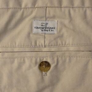 Vineyard Vines Light Khaki Button-Back Shirt